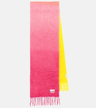 Bufanda en mezcla de mohair ombré | Ganni