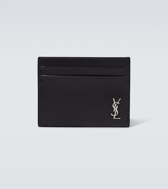 Tiny Cassandre leather cardholder | Saint Laurent