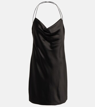 Cowl-neck silk slip dress | Saint Laurent