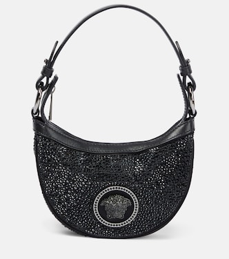 Borsa a spalla Crystal Repeat Mini | Versace
