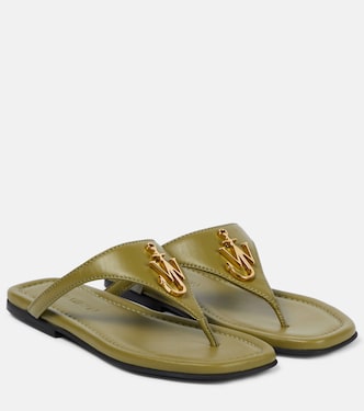 Sandali infradito Anchor in pelle | JW Anderson