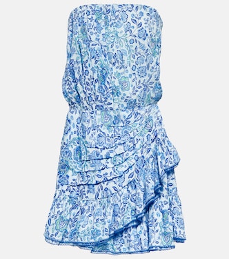 Ambra floral bandeau minidress | Poupette St Barth