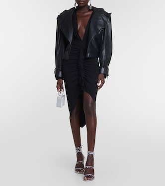 Cropped leather jacket | Alexandre Vauthier