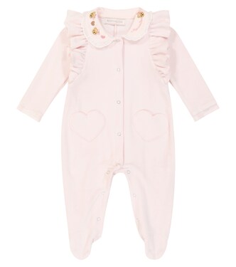 Baby - Jumpsuit corta in misto cotone | Monnalisa