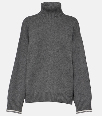 Wool and silk blend sweater | Brunello Cucinelli