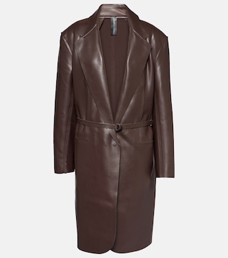 Veste oversize en cuir synthétique | Norma Kamali