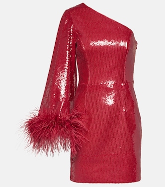 Robe Nika à plumes | Rebecca Vallance