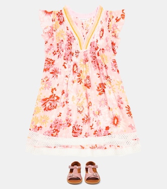 Bedrucktes Kleid Sasha | Poupette St Barth Kids