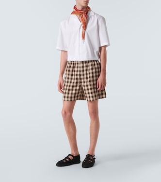 Gilbert Check shorts | Bode