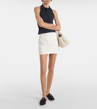 Mini-jupe en jean | Prada