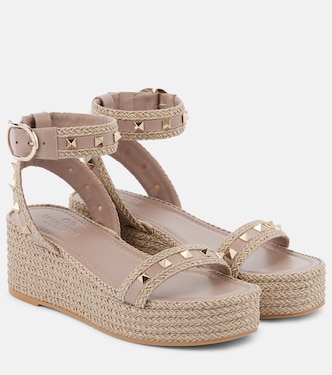 Sandalias Rockstud de piel | Valentino Garavani