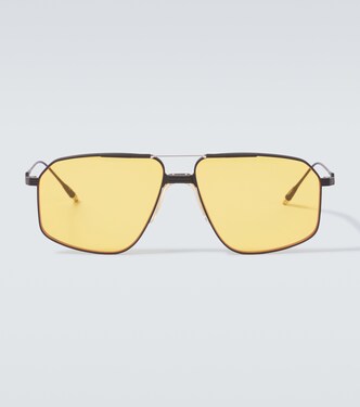 Logo aviator sunglasses | Jacques Marie Mage
