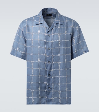 Printed linen shirt | Brioni