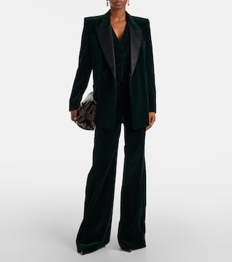 Weste aus Samt | Victoria Beckham