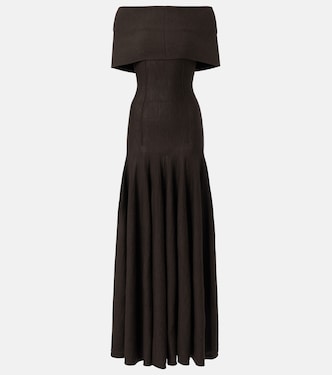 Off-Shoulder-Maxikleid Ava | Khaite