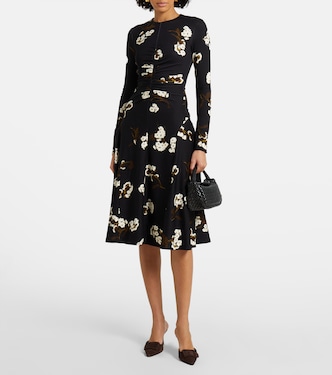 Abito midi con stampa | Erdem