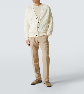 Cardigan in cotone a coste | Zegna