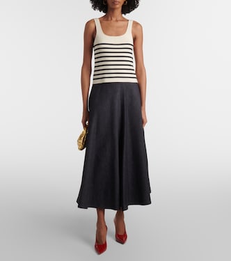 Tank top Stevie de seda y algodón | Altuzarra