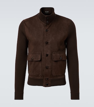 Wool and suede blouson | Tom Ford