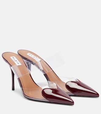 Mules Le Cœur 90 mit Lackleder | Alaïa