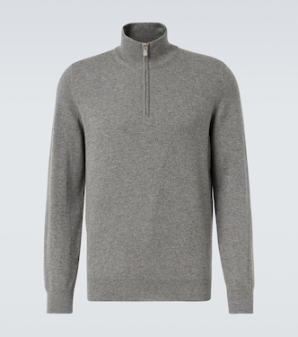 Cashmere half-zip sweater | Brunello Cucinelli