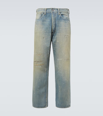 No. 37 distressed straight jeans | A.Presse