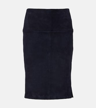 Gin suede pencil skirt | Stouls