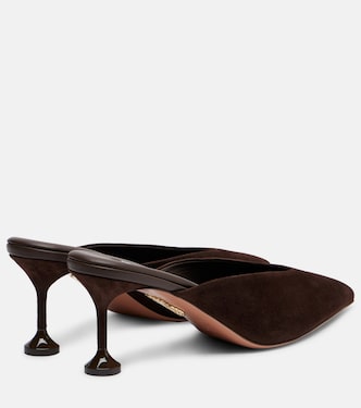 Mules Bisous 65 aus Veloursleder | Aquazzura