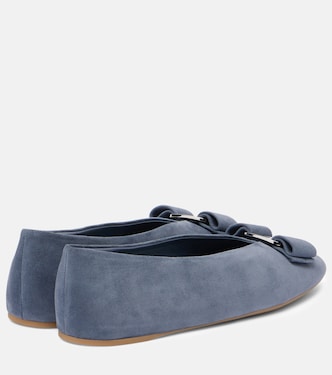 Ballerinas Vanna aus Veloursleder | Ferragamo
