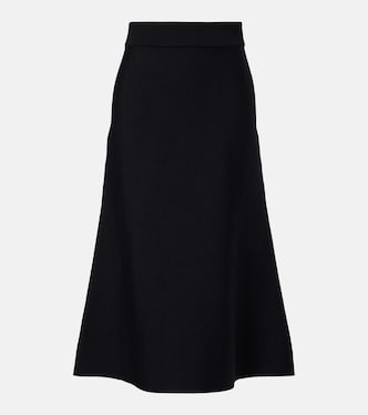 Sharp Ambition wool-blend midi skirt | Dorothee Schumacher