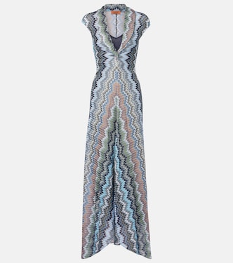 Maxikleid aus Häkelstrick | Missoni
