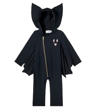 Embroidered cotton-jersey jumpsuit | Mini Rodini