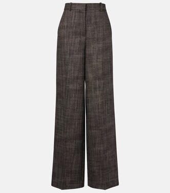 Hawley初剪羊毛阔腿裤 | Joseph