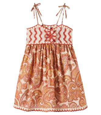 Patience paisley cotton dress | Zimmermann Kids