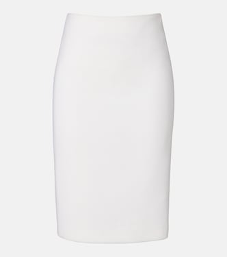 Virgin wool midi skirt | Versace