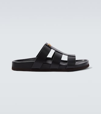 Studshield VLogo leather sandals | Valentino Garavani
