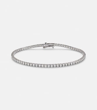 18kt white gold (750/1000) tennis bracelet with diamonds | Shay Jewelry