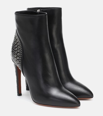 Botines de piel adornados | Alaïa