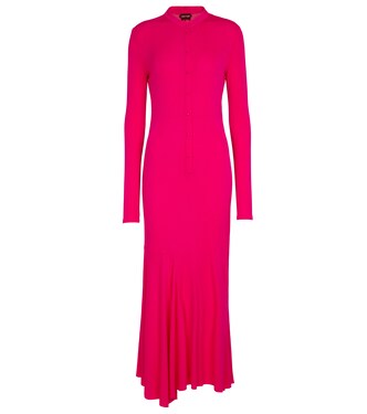 Vestido largo de punto fino | Tom Ford