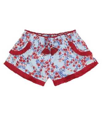 Shorts Lulu florales | Poupette St Barth Kids