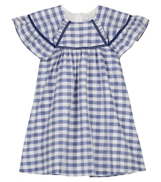 Checked cotton dress | Tartine et Chocolat