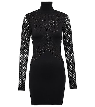 Perforated mockneck minidress | Dion Lee