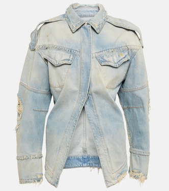 Chaqueta en denim desgastado | The Attico