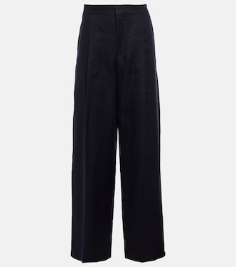 Pantaloni in drill di lino a gamba larga | Chloé