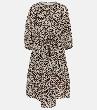 Robe en coton et soie | Brunello Cucinelli