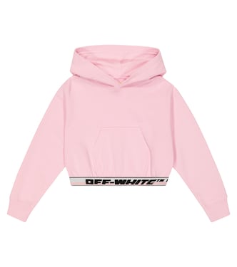 Sudadera en jersey de algodón cropped | Off-White Kids