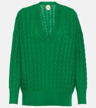 Jersey en punto trenzado de cachemir | Jardin des Orangers