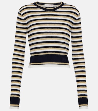 Pullover in lana e Lurex® a righe | Valentino