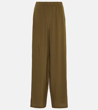 Pantalon ample Zigano en soie | Max Mara