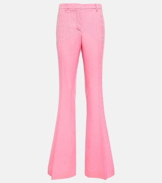 Pantaloni flared Versace Allover in lana | Versace